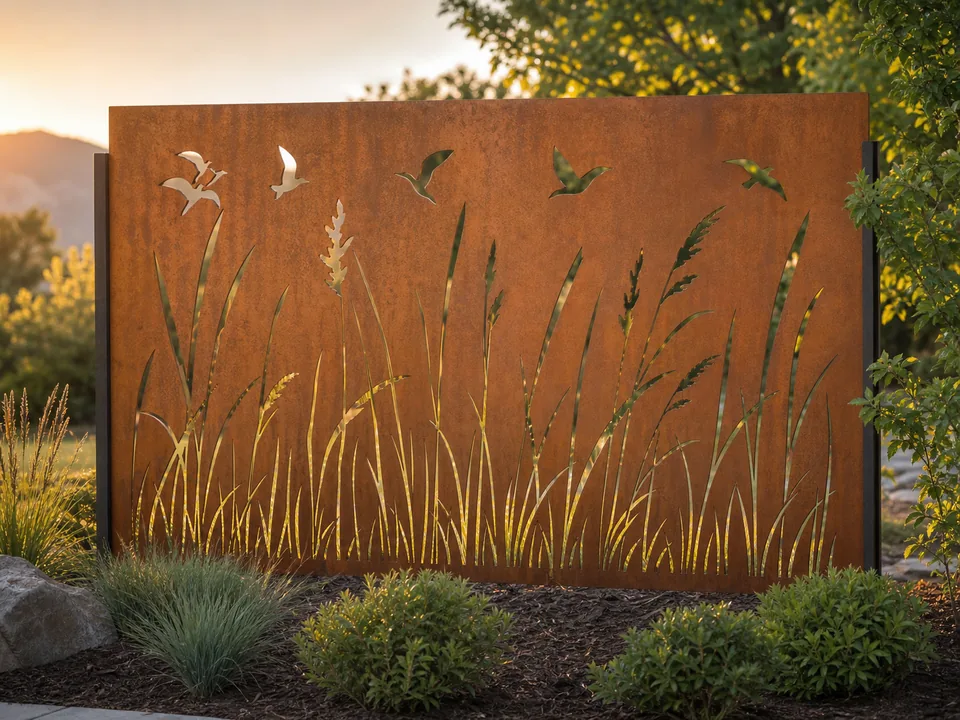 Preview design: Plasma Cut Garden Panel