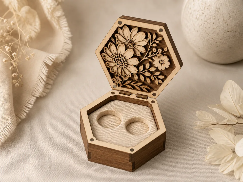Preview design: Wedding Ring Box